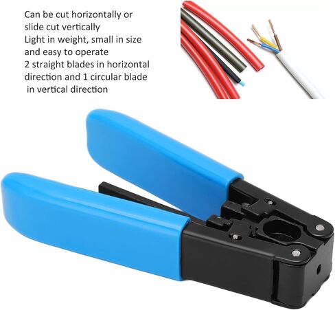 Fiber Optic Stripper Coating Stripping Pliers Wire Cable Industrial Power Hand Tool Reinforced with Scale Cuts Steel Wire in Cable Can Be Cut Horizontally Or in Saudi Arabia