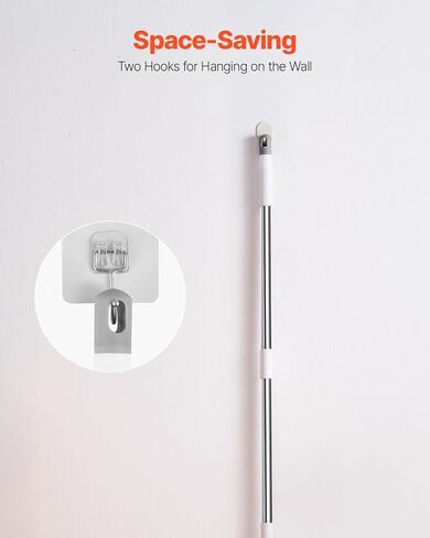 Vevor Pet Hair Removal Broom ، 58.46 في مقبض طويل قابل للتعديل ، مكنسة مطاطية مع مزيل الشعر القابل للعدوى القابل لإعادة الاستخدام ، لأثاث الأريكة ، بلاط الخشب الصلب in Saudi Arabia