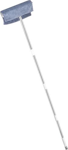 Vevor Pet Hair Removal Broom ، 58.46 في مقبض طويل قابل للتعديل ، مكنسة مطاطية مع مزيل الشعر القابل للعدوى القابل لإعادة الاستخدام ، لأثاث الأريكة ، بلاط الخشب الصلب in Saudi Arabia
