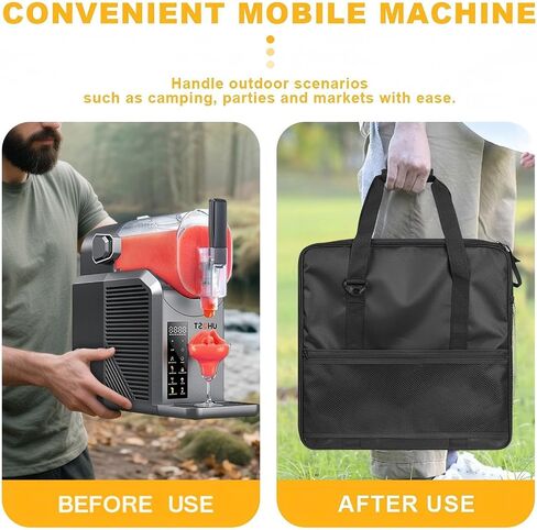 Heavy Duty Carry Case for Ninja Slushie Machine FS300/FS301, Front-Load Design, Portable Frozen Drink Maker Travel Bag for Parties & Outdoors - Padded Protection with Easy Side Access in Saudi Arabia