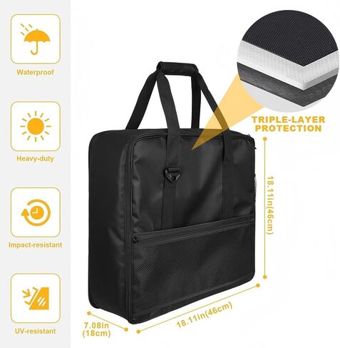 Heavy Duty Carry Case for Ninja Slushie Machine FS300/FS301, Front-Load Design, Portable Frozen Drink Maker Travel Bag for Parties & Outdoors - Padded Protection with Easy Side Access in Saudi Arabia