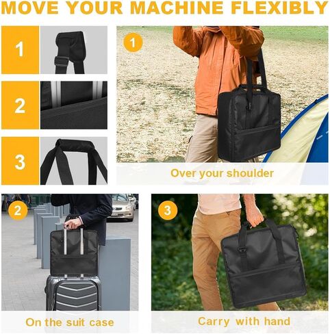 Heavy Duty Carry Case for Ninja Slushie Machine FS300/FS301, Front-Load Design, Portable Frozen Drink Maker Travel Bag for Parties & Outdoors - Padded Protection with Easy Side Access in Saudi Arabia