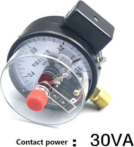 Manometro YXC-100 electromagnetic Auxiliary axial Side Electric Contact Pressure Gauge Control Vacuum Table 0-1mpa Barometer(0-0.6mpa) in Saudi Arabia