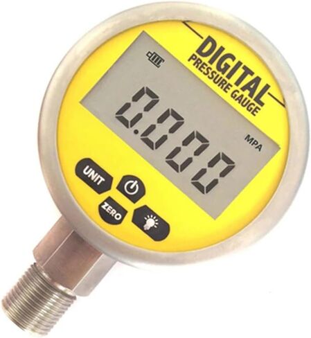 10000psi مقياس الضغط الرقمي 80 مم دقة عالية الدقة 0.4 ٪ FS Manometer Hydraulic 1/4 '' npt thread in Saudi Arabia
