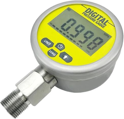10000psi مقياس الضغط الرقمي 80 مم دقة عالية الدقة 0.4 ٪ FS Manometer Hydraulic 1/4 '' npt thread in Saudi Arabia