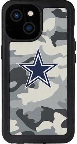 حالة الهاتف المقاومة للماء Skinit متوافقة مع iPhone 15 - تصميم NFL Dallas Cowboys مرخص رسميًا in Saudi Arabia
