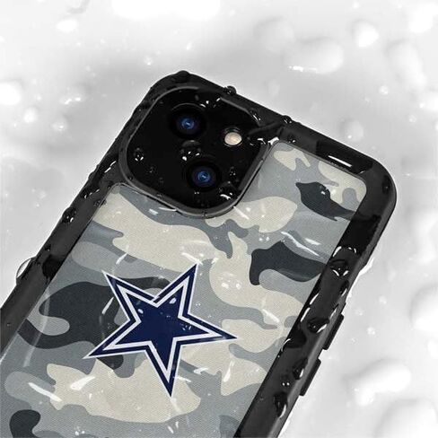 حالة الهاتف المقاومة للماء Skinit متوافقة مع iPhone 15 - تصميم NFL Dallas Cowboys مرخص رسميًا in Saudi Arabia