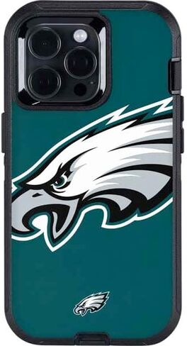 Skinit Skinit Phone Skin متوافق مع Otterbox Defender iPhone 13 Pro Max - NFL Philadelphia Eago مرخص رسميًا in Saudi Arabia