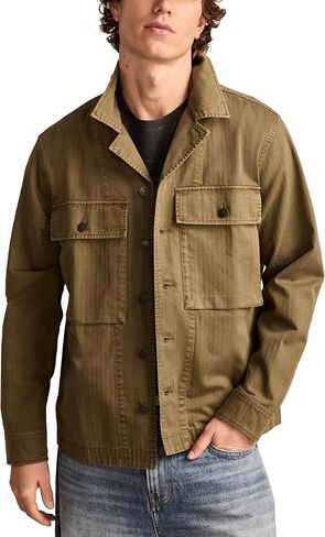 Lucky Brand Men's Military Shirt Jacket in Saudi Arabia