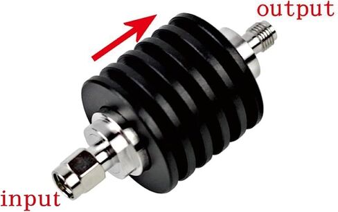Attenuator 10W SMA Type Attenuator DC-3G/4GHZ 1/2/3/5/6/10/15/20/30db/40db/50db SMA RF coaxial Power Male to Jack Female 50ohm(5db,4G) in Saudi Arabia