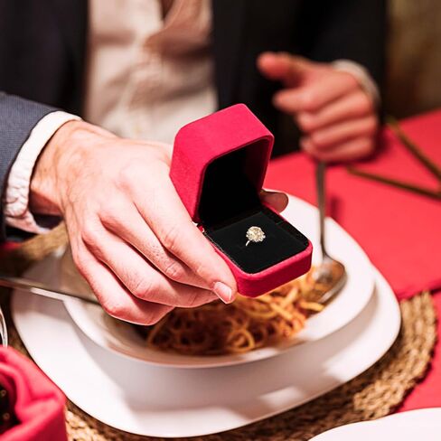 Luxshiny 20pcs مربع المجوهرات مربع قلادة وسادة الإسفنج منظم المجوهر in Kuwait