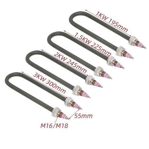 عنصر تسخين من نوع U-scale 220 فولت سخان الماء الأخضر SUS304 مقاومة التدفئة الأنبوبية 1KW/1.5KW/2KW/3KW (1.5KW L225MM) in Kuwait