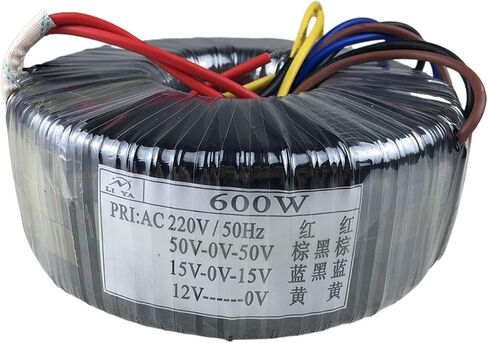 600W محول حلقي 220 فولت إلى 12 فولت/18V/24V/48V/النحاس النقي الجهد مزود الطاقة المعزول in Saudi Arabia