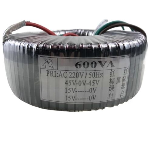 600W محول Toroidal 220V إلى مزدوج 45V15V مرحلة واحدة من الطاقة الجافة العزل الكامل للطاقة in Saudi Arabia