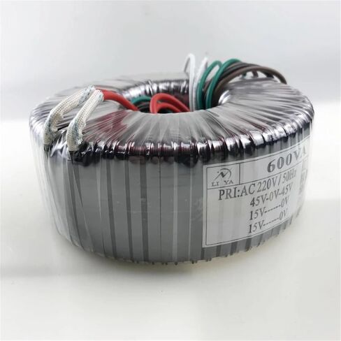 600W محول Toroidal 220V إلى مزدوج 45V15V مرحلة واحدة من الطاقة الجافة العزل الكامل للطاقة in Saudi Arabia