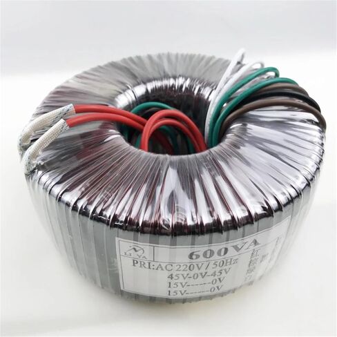 600W محول Toroidal 220V إلى مزدوج 45V15V مرحلة واحدة من الطاقة الجافة العزل الكامل للطاقة in Saudi Arabia