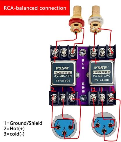 21608 permalloy Audio Isolation Transformer Balanced and Unbalanced Conversion Audio Isolator Current Sound in Saudi Arabia