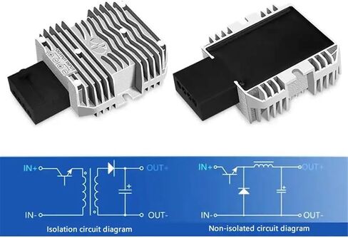 48V to 24V5A Step-Down Converter DC-DC Isolated Power Module 24V120W Vehicle Power Supply Waterproof Aluminum Shell in Saudi Arabia