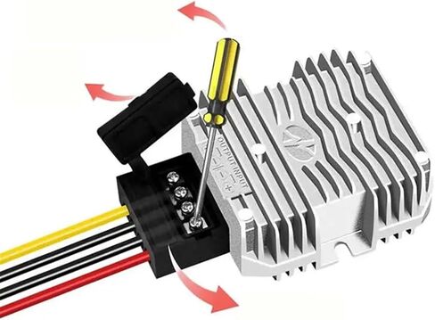48V to 24V5A Step-Down Converter DC-DC Isolated Power Module 24V120W Vehicle Power Supply Waterproof Aluminum Shell in Saudi Arabia