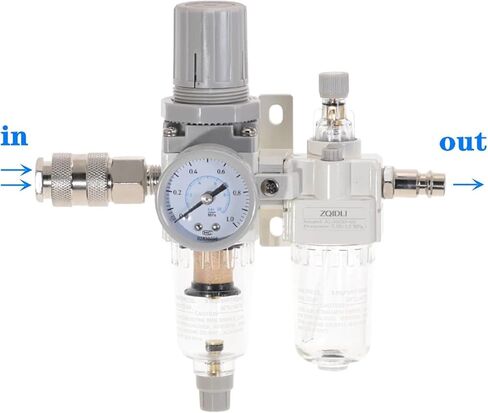 Air Filter Regulator Oil Water Separator Trap Filter Regulator Valve Automatic Drain AC2010-02 in Saudi Arabia