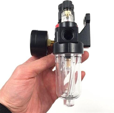 AFC2000 Air Compressor Treatment Unit Oil Water Separator Regulator Filter Airbrush Lubricator G1/4" Port in Saudi Arabia