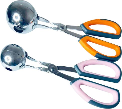 Generic 2-Pack Meatball Maker Scoops, Non-Stick, Stainless Steel 304, Anti-Slip Handles, 1.45' & 1.8' Sizes in Saudi Arabia