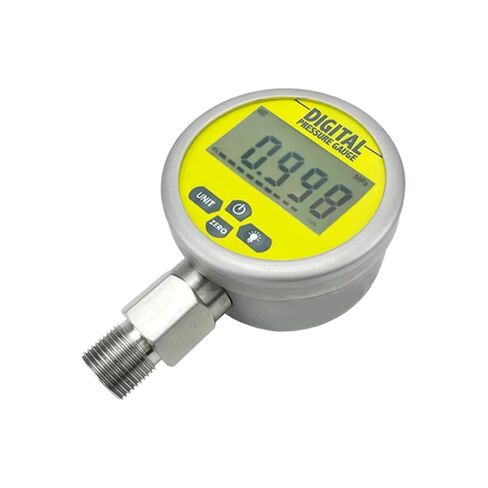 10000psi مقياس الضغط الرقمي 80 مم دقة عالية الدقة 0.4 ٪ FS Manometer Hydraulic 1/4 '' npt thread in Saudi Arabia