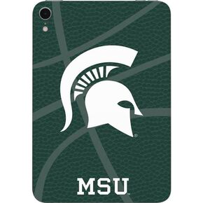 Skinit Decal Tablet Skin Compatible with iPad Mini 7 (2025) - Officially Licensed Michigan State University Jersey Split Design in Saudi Arabia