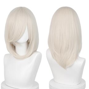 LABEAUTÉ Pastel Pink Unsex Cosplay Wig for Men Woman for Short Straight Cosplay Wig with Bangs for Anime Heat Resistant Hair for Party and Halloween Costume Christmas Synthetic Hair in Kuwait