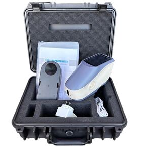 Touch Screen Spectrophotometer 45°/0 Spectrophotometer with Integrating Sphere Size 48mm Aperture 2/4/8mm Selectable Wavelength Range 400-700nm Reflectance Range 0-200% in Kuwait