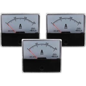 DH670 Current Ammeter Analog 1A 2A 3A 5A 10A 20A 50A 150A DC Ampere Meter Amperemeter 1Pcs(100(5A)) in Saudi Arabia
