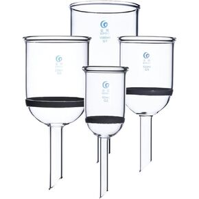 1PC 35ml to 1000ml Lab Buchner Funnel G3 Coarse Filter Sand Core Sintered Funnel for Lab Glassware (G1/G2/G4/G5 replaceable)(1000ml) in Kuwait