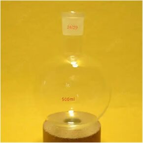 Single Neck, 500ml, 24/29, Round Bottom Glass Bottle, Lab Experiment Bottle, 1 Neck in Kuwait