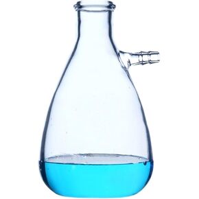 125ml-2000ml Top Pipe Glass Filter Flask Laboratory Feeding Bottle Lab Glassware(1000mL) in Kuwait
