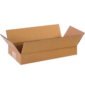 BOX USA 25 Pack of Long Corrugated Cardboard Boxes, 12" L x 6" W x 2" H, Kraft, Shipping, Packing and Moving in Saudi Arabia