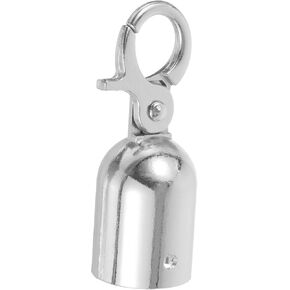 Stainless Steel Cord End Caps with Hook Rope End Stoppers for Stanchion Posts and Concierge Railings Reliable Decking Rope Fittings for Outdoor Use in Saudi Arabia
