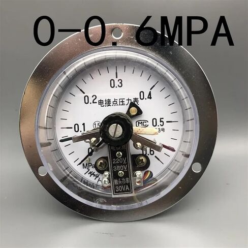 Manometro YXC-100ZT الكهرومغناطيسي المساعد المحوري المحوري مقياس ضغط ضغط مكنسة الفراغ 0-1.66MPA barometer (0-40MPa) in Kuwait