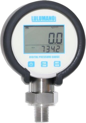 LULUW 2.5" Dial Size, Digital Pressure Gauge,Digital Pressure Sensor,0-10000psi/bar/Mpa, 1/4" NPT Base Mount, 0.5% Accuracy (0-150PSI) in Saudi Arabia