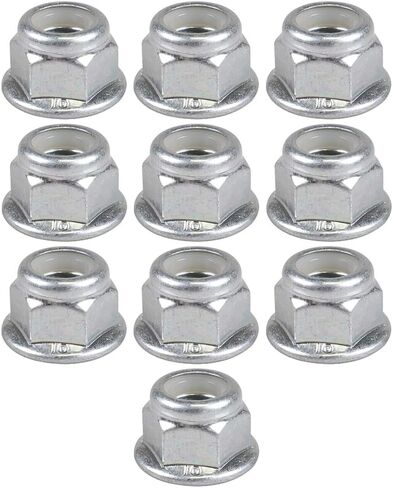 10pk OEM 8mm Lock Nut John Deere D100 E100 G100 L100 X100 Z100 Series Mowers 14m7396 in Saudi Arabia