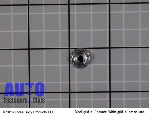 Auveco # 2555 Washer Lock Nut 8-32 X 15/32" Outside Diameter 11/32" Hex. Qty 100 in Saudi Arabia