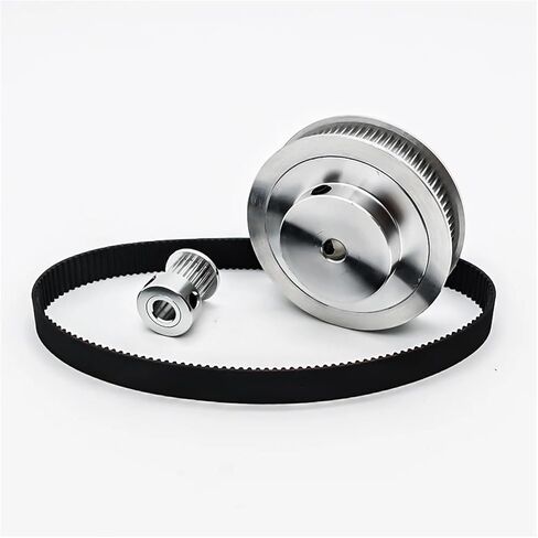 60T 20T HTD 3M Timing Pulley Set Rubber Belt Pulley Kit 60Teeth 20Teeth Belt Width 10mm 3M Belt Set HTD3M Synchronous Wheels Set(60T-5mm,Belt-L 810mm,20T-8mm) in Kuwait