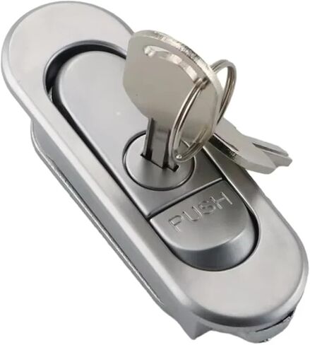 Flat Lock Zinc Alloy is Used for Industrial Machinery and Equipment Cabinet Door Locks Push Type Bounce 1Pcs in Saudi Arabia