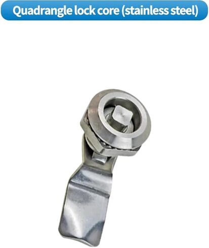 Triangular Square S-Core Outdoor Lock Electric Control Cabinet Door 304 Stainless Steel 1Pcs(Triangle) in Saudi Arabia