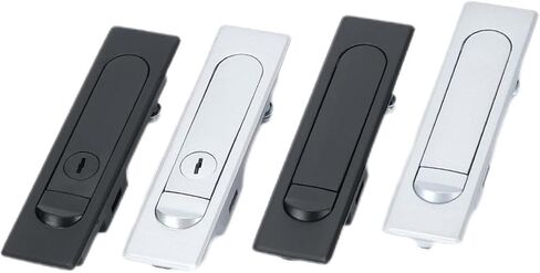 صندوق التوزيع الأسود من الفولاذ المقاوم للصدأ خزانة كهربائية الباب الصناعي قفل MS716 1pcs in Kuwait