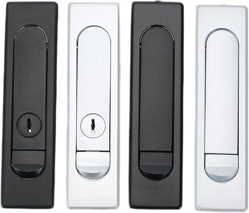 صندوق التوزيع الأسود من الفولاذ المقاوم للصدأ خزانة كهربائية الباب الصناعي قفل MS716 1pcs in Kuwait