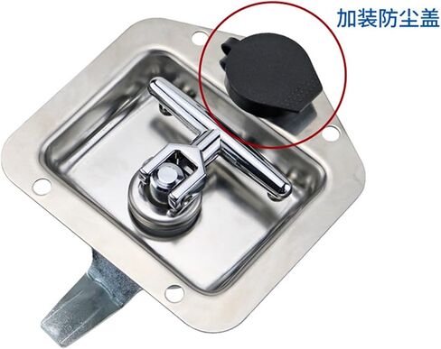 304 Stainless Steel Panel Lock T-Type Latch for Industrial Cabinet 1Pcs(MS858-2) in Saudi Arabia