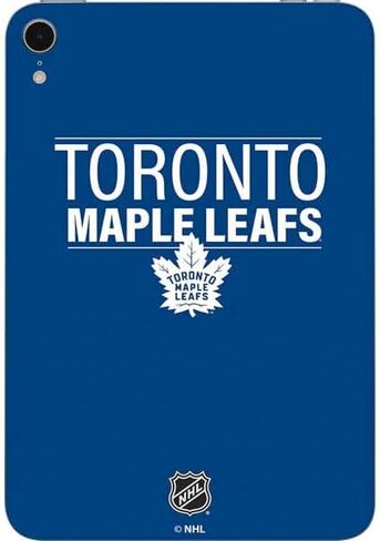 Skinit Decal Tablet Skin Compatible with iPad Mini 7 (2025) - Officially Licensed NHL Toronto Maple Leafs Black Text Design in Saudi Arabia