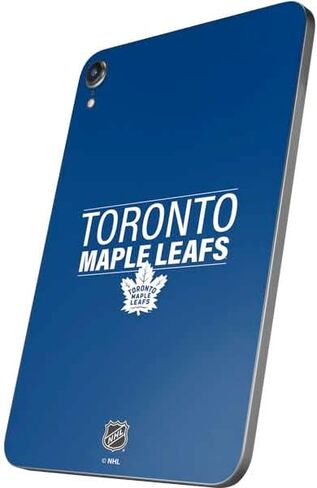 Skinit Decal Tablet Skin Compatible with iPad Mini 7 (2025) - Officially Licensed NHL Toronto Maple Leafs Black Text Design in Saudi Arabia