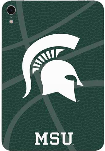 Skinit Decal Tablet Skin Compatible with iPad Mini 7 (2025) - Officially Licensed Michigan State University Jersey Split Design in Saudi Arabia