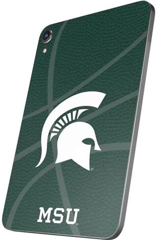 Skinit Decal Tablet Skin Compatible with iPad Mini 7 (2025) - Officially Licensed Michigan State University Jersey Split Design in Saudi Arabia